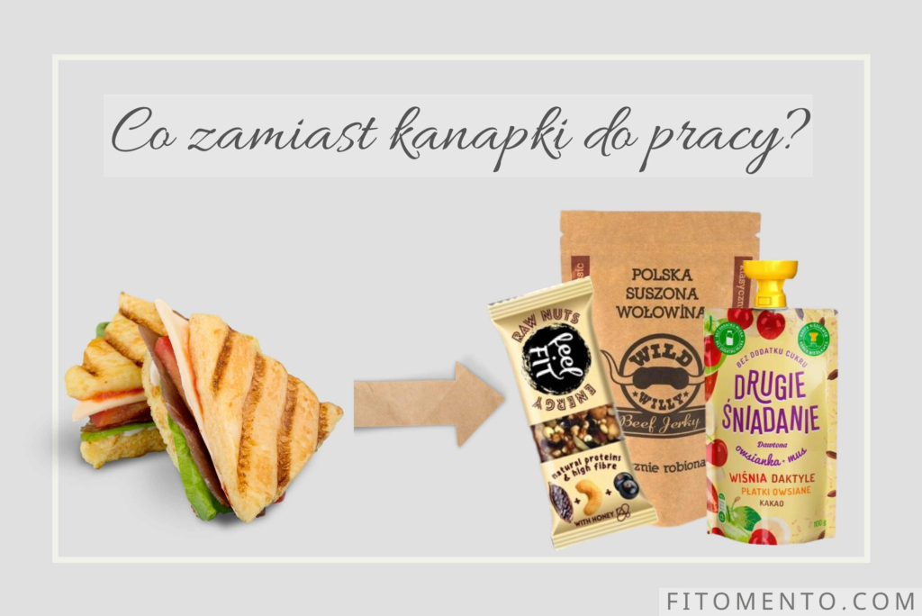 ZAMIAST KANAPKI DO PRACY -> PRZEKĄSKI DO PRACY