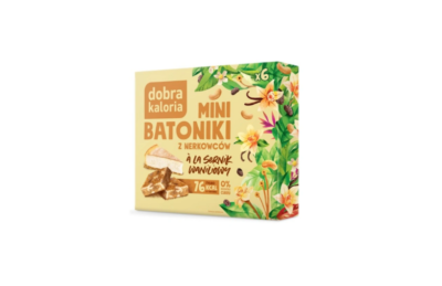 zdrowy baton Mini batoniki z nerkowcow o smaku Sernika Dobra Kaloria