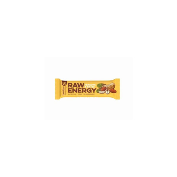 zdrowy baton raw energy orzech ziemny daktyl