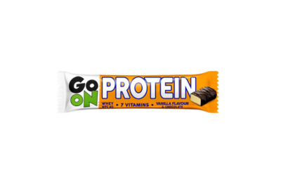 zdrowe batony Go On Baton Proteinowy Waniliowy 50g