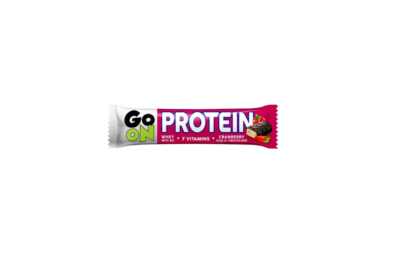 zdrowe batony Go On baton proteinowy żurawinowy