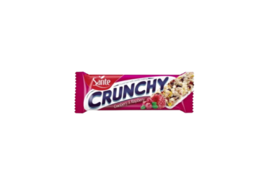 zdrowe batony crunchy żurawinowo-malinowy w polewie waniliowej