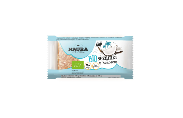 Sezamki z kokosem BIO 27 g Bio Naura