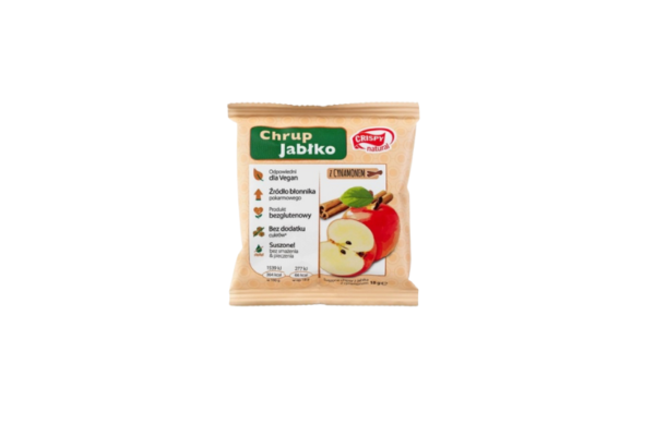 owocowe przekaski chipsy jabłkowo cynamonowe