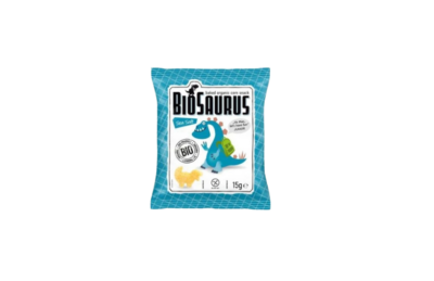 one przekąski- Chrupki kukurydziane Dinozaury z solą morską BIO 15g